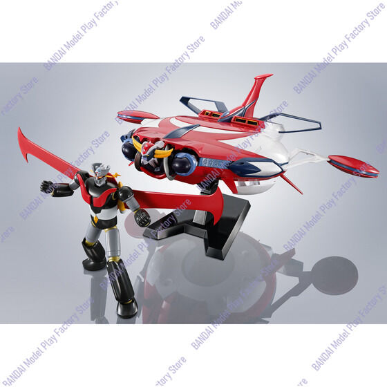 Model Kit Mazinger - Oryginalny Bandai THE ROBOT SPIRITS Spacer&Mazinger
