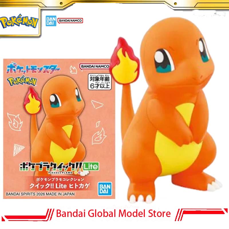Model Kit Quick Charmander - Oryginalny Pokemon Plamo Quick!! firmy Bandai
