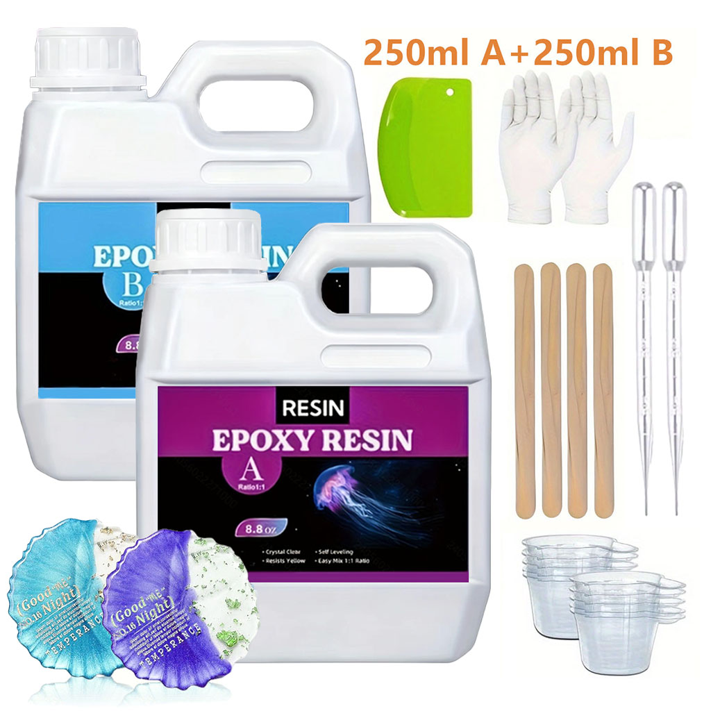 Resin Kit Cast - Zestaw żywicy epoksydowej o pojemności 125ml/250ml,