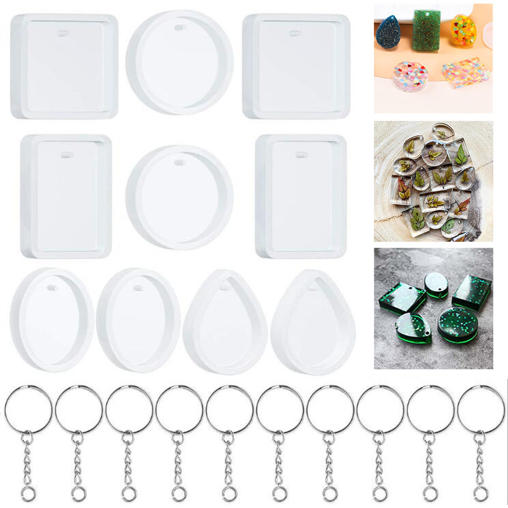 Resin Kit Cast - 20 sztuk/zestaw DIY brelok wisiorek odlewania