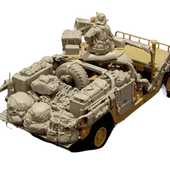 Model Kit Italeri - 1/35 Żywiczne zestawy modeli żołnierzy bezbarwne