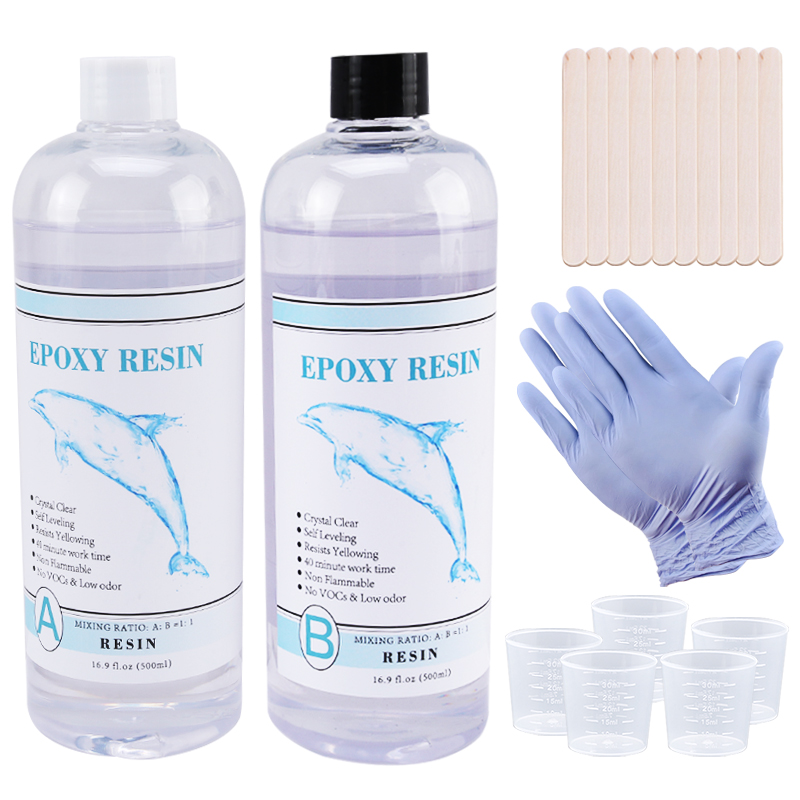 Resin Kit Cast - 1:1 Przezroczysta żywica epoksydowa Crystal Clear