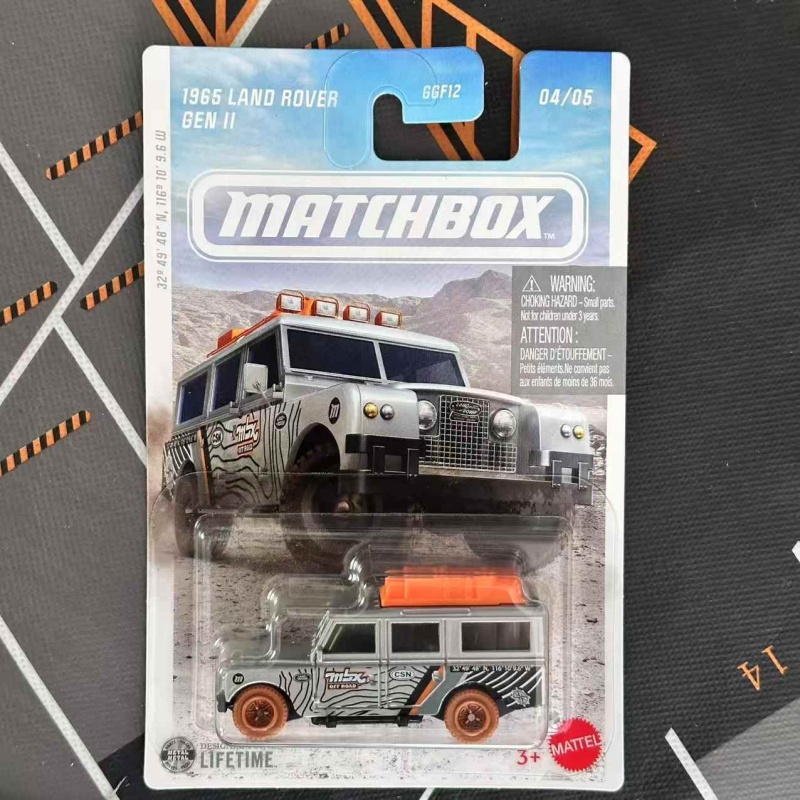 Model Kit Land Rover - Zestaw modeli samochodów MATCHBOX, odlewane, skala