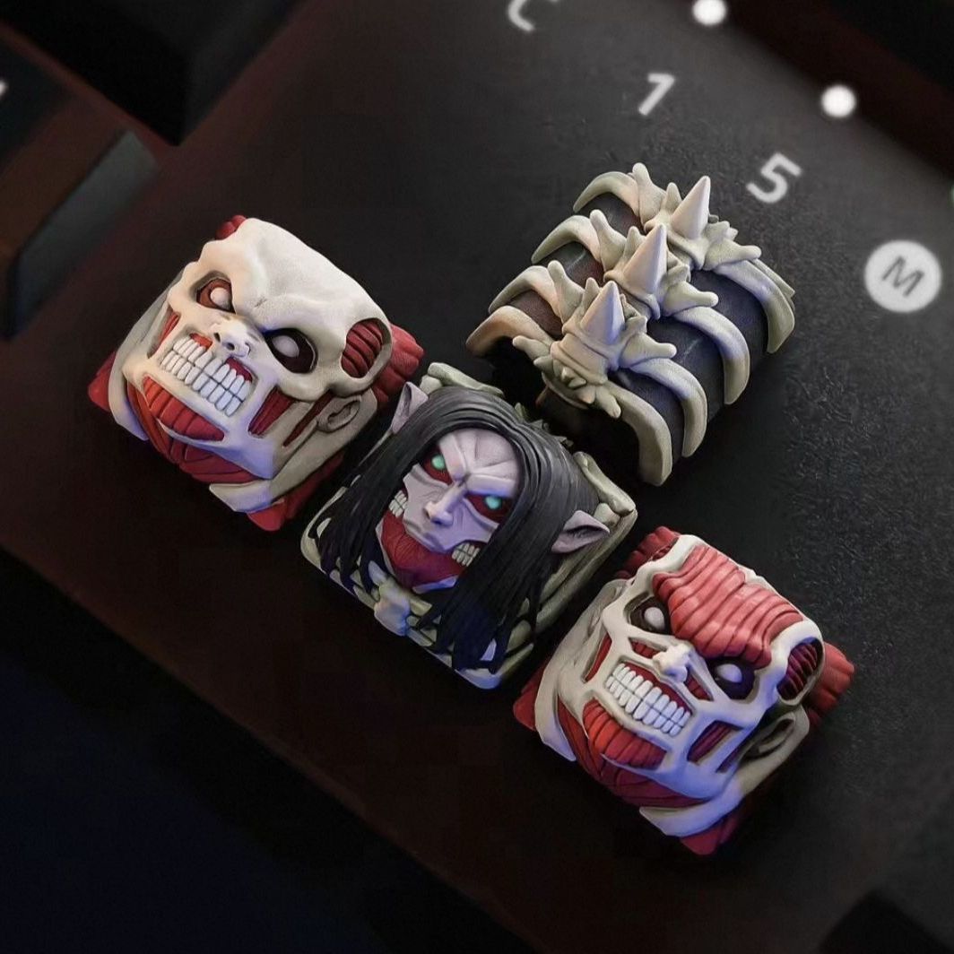 Model Kit Titanic - Nowy zestaw keycapów Attack on Titan,