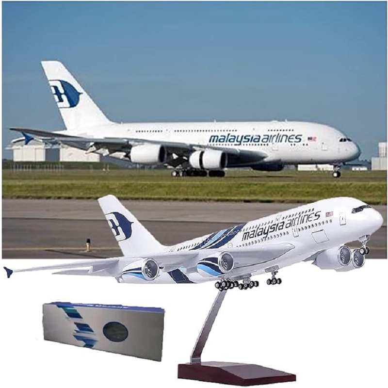Resin Kit Cast - Model samolotu Malaysia Airlines A380 w