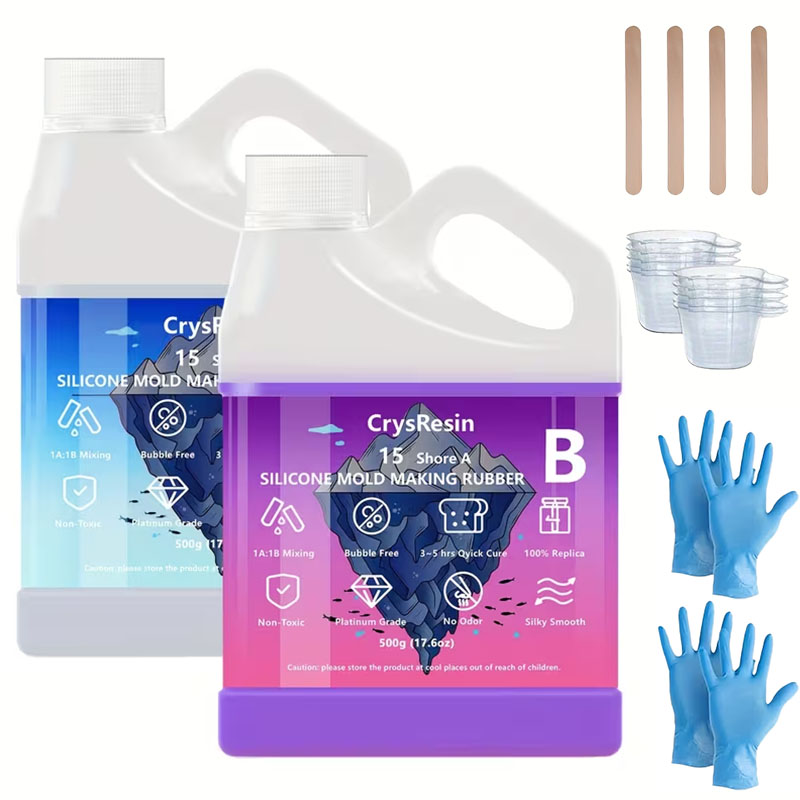 500ml 2 butelki płynnego silik – Resin Kit Cast recenzja i cena
