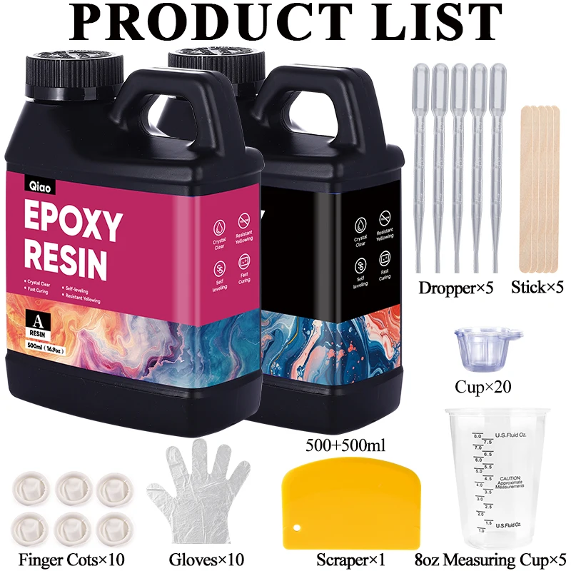 500ml 1000ml Łatwa w Mieszaniu – Resin Kit Cast recenzja i cena