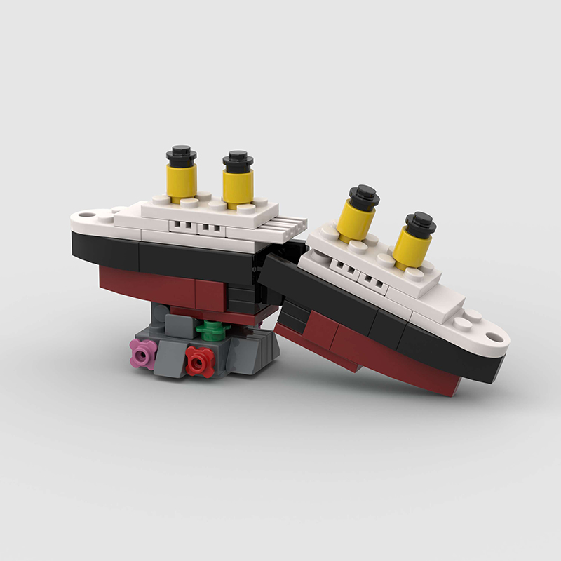 Mini RMS Titanic Sank Ship Mod – Model Kit Titanic recenzja i cena