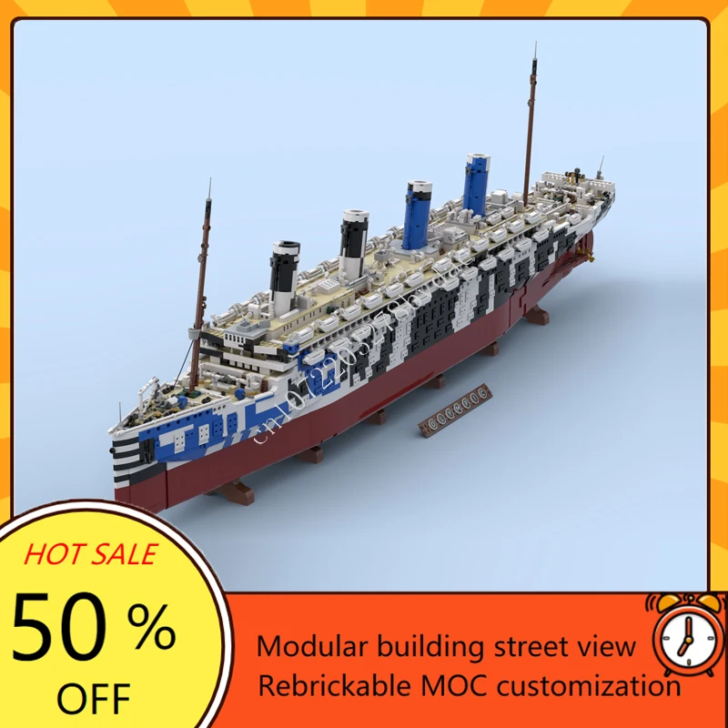 10615 ELEMENTÓW MOC HMT Olympu – Model Kit Titanic recenzja i cena