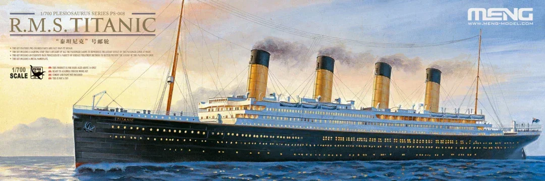 PS-008 MENG Titanic Cruise, we – Model Kit Titanic recenzja i cena